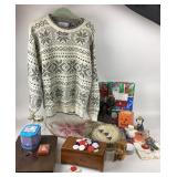 Bill Blass Sweater, Decorative Plates, Figurines,