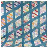 Hand Pieced Diamond God's Eye Scrappy Patchwork