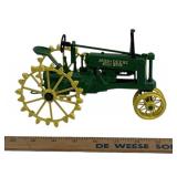 John Deere Model D Cast Iron Tractor Toy