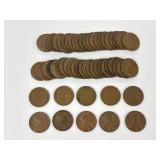 (56) Wheat Pennies: 1930, 1936, 1941, 1946, 1955