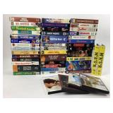 VHS Tapes With Mrs. Doubtfire, MASH, DVDs