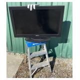 Sanyo Flat Screen Television And Werner Aluminum S