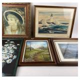 Framed Paintings, Delagrange, Remain, Keeling, Heg