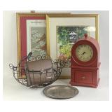 Bushnell Binoculars, Framed Prints, Red Clock, Wir