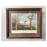 David Maass Twisting Through Blue Winged Teal Fram