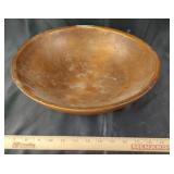 Turned Wood Shallow Bowl