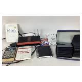 Books, Frontier Router, CD Binder, Playing Cards
