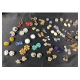 Costume Jewelry Earrings: B David clip on, Vendome