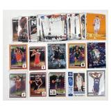 50 basketball inserts, rookies, star cards