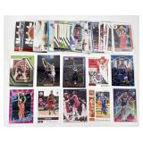 50 basketball inserts, rookies, star cards