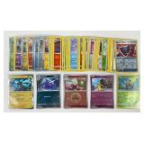 50 holographic Pokemon cards