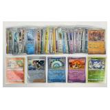 50 holographic Pokemon cards