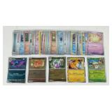 50 holographic Pokemon cards