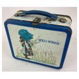 Holly Hobbie Metal Lunch Box with Blue Handle
