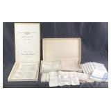 Linen and Damask Table Napkins and Handkerchiefs