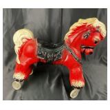 Wonder Products Company Red Plastic Rocking Horse