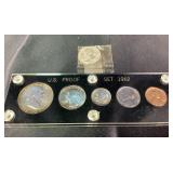 U.S. Proof Set 1962 Uncirculated Half dollar to