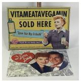 I Love Lucy Vitameatavegamin Display and Photo Car