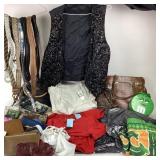 Clothing, Belts, Bags, Wallets, M&M Container