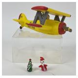 VTG Murano Miniature Santa & Christmas Tree