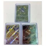 3 Pokemon full art cards