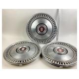 Oldsmobile Metal Hubcaps Set of 3