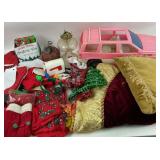 Processed Plastic Tim Mee Toy Pink Jeep, Christmas