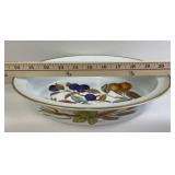 Royal Worcester Evesham Oval Porcelain Bowl