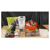 Samsung Camera, Sterilite Bin, Hard Card Sleeves,