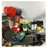 Encyclopedia Set, Cast Iron Skillet, Decorative Cl