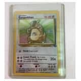 Pokemon vintage holographic Kangaskhan Card