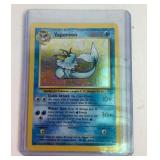 Pokemon vintage holographic Vaporeon Card