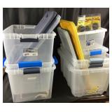Plastic Storage Totes and Butler Creek Scope Cover
