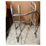 Aluminum Folding Walker and Spit Rotisserie Fork