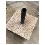 Granite Umbrella Base with Metal Tube