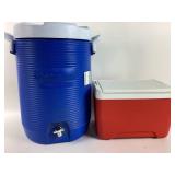 Rubbermaid Water Cooler, Igloo Cooler