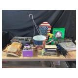 GPX Under-Cabinet Stereo, Tool Box, Garden Decor,