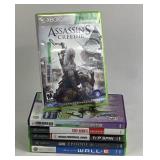 Xbox 360 Video Game Lot, 6 Titles Including Assass