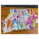 Barbie Paper Dolls With Outfits, 1980s