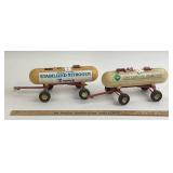 Ertl Die-Cast Chemical Transport Trailers Set