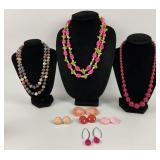 Vintage Pink Multicolor Jewelry Collection: 3
