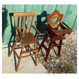 Wooden Doll High Chairs