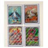 4 Pokemon full art cards