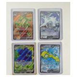 4 Pokemon full art cards