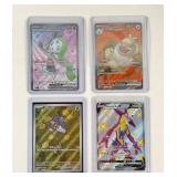 4 Pokemon full art cards