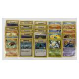 25 vintage Pokemon cards