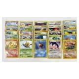 25 vintage Pokemon cards