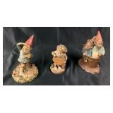 3 Tom Clark Gnome Sculptures