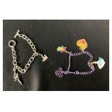 2 Disney Charm Bracelets
