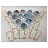 Dreamsicles Collection Cherub Porcelain Plates wit